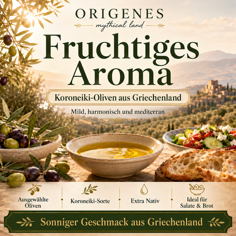 Natives Olivenöl Extra Origenes Mythical Land 5 L – aus Griechenland