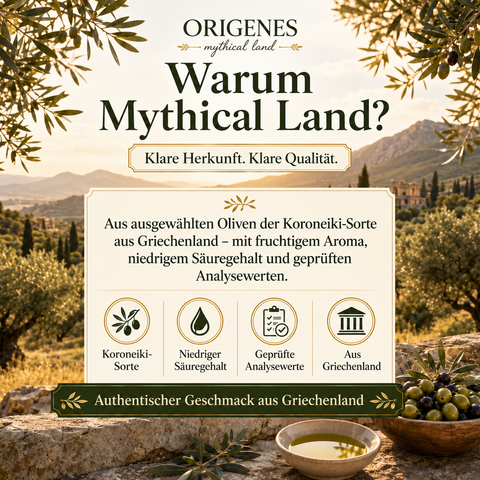 Natives Olivenöl Extra Origenes Mythical Land 5 L – aus Griechenland