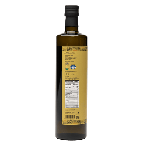 Nährwertangaben auf der Flasche Origenes Laconism Bio Natives Olivenöl Extra 750 ml
