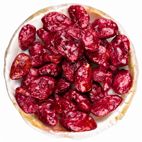 Karamellisierte Mandeln mit Brombeergeschmack 500g