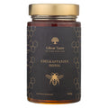 Kastanienhonig 460g von GReat Taste the wealth of the earth, Vorderseite des Glases