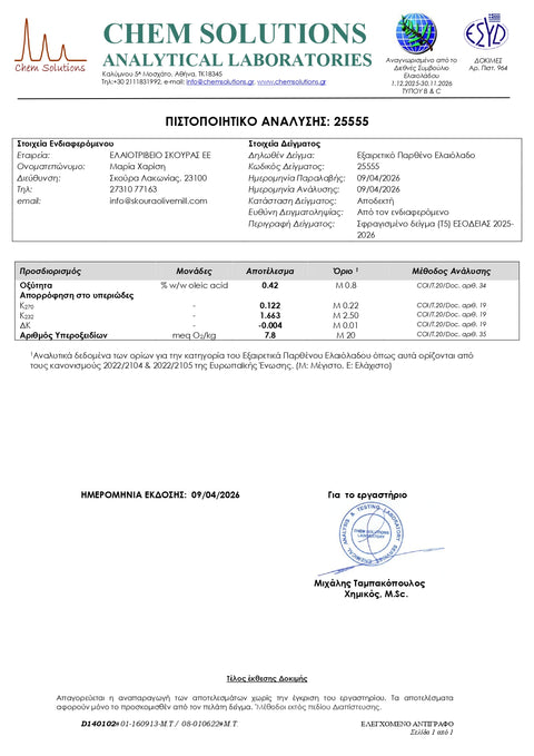 Natives Olivenöl Extra Origenes Mythical Land 5 L – aus Griechenland